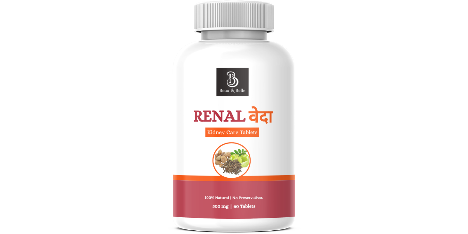 Beau & Belle- RenalVeda Capsules-500mg, Pack of 60 Capsules
